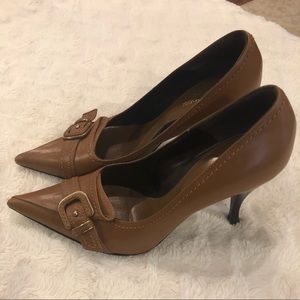Brown Leather Sergio Rossi Pumps